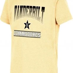 Colosseum Youth Vanderbilt Commodores Gold Toffee T-Shirt For Girls'