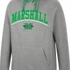Colosseum Men's Marshall Thundering Herd Grey Baller Pullover Hoodie