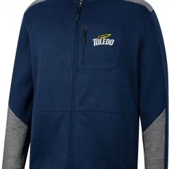 Colosseum Men's Toledo Rockets Navy Playin Full Zip Jacket