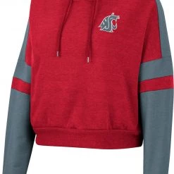 Colosseum Women's Washington State Cougars Crimson Paris Pullover Hoodie
