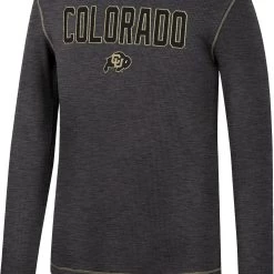 Colosseum Men's Colorado Buffaloes Grey Therma Longsleeve T-Shirt