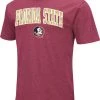 Colosseum Men's Florida State Seminoles Garnet Dual Blend T-Shirt