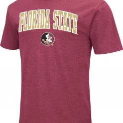 Colosseum Men's Florida State Seminoles Garnet Dual Blend T-Shirt