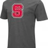 Colosseum Men's NC State Wolfpack Grey Dual Blend T-Shirt