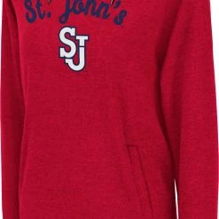 Colosseum Women's St. John's Red Storm Red Pullover Hoodie