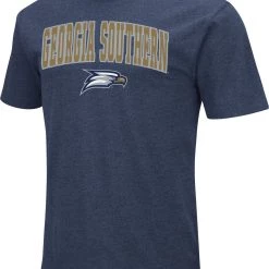 Colosseum Men's Georgia Southern Eagles Navy Dual Blend T-Shirt