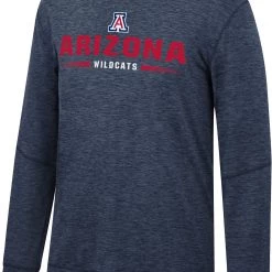 Colosseum Men's Arizona Wildcats Navy Tournament Long Sleeve T-Shirt