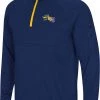 Colosseum Men's Drexel Dragons Navy Rival 1/4 Zip Jacket