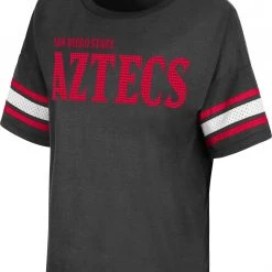 Colosseum Women's San Diego State Aztecs Black Janis T-Shirt