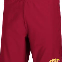 Colosseum Men's USC Trojans Cardinal Red 88 MPH Shorts