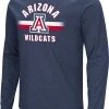 Colosseum Men's Arizona Wildcats Blue Playbook Long Sleeve T-Shirt