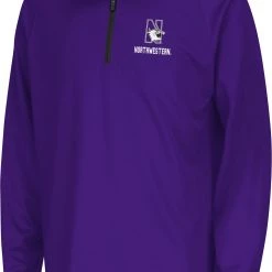 Colosseum Youth Northwestern Wildcats Purple Quarter-Zip Pullover Shirt For Girls'
