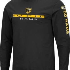 Colosseum Men's VCU Rams Blitzgiving Long Sleeve Black T-Shirt