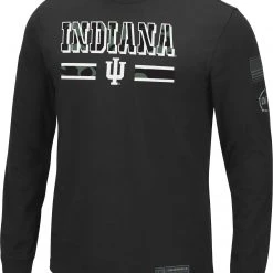 Colosseum Men's Indiana Hoosiers Black OHT Long Sleeve T-Shirt