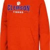 Colosseum Youth Clemson Tigers Orange Pods Pullover Fleece Hoodie For Girls'