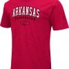 Colosseum Men's Arkansas Razorbacks Cardinal Playbook T-Shirt