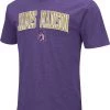 Colosseum Men's James Madison Dukes Purple Dual Blend T-Shirt