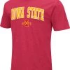 Colosseum Men's Iowa State Cyclones Cardinal Dual Blend T-Shirt