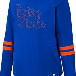 Colosseum Women's Boise State Broncos Blue Earth Longsleeve T-Shirt