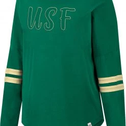Colosseum Women's South Florida Bulls Green Earth Longsleeve T-Shirt