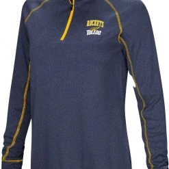 Colosseum Women's Toledo Rockets Midnight Blue Stingray 1/4 Zip Jacket