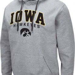 Colosseum Men's Iowa Hawkeyes Grey Promo Hoodie