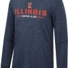 Colosseum Men's Illinois Fighting Illini Blue Tournament Long Sleeve T-Shirt