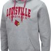 Colosseum Men's Louisville Cardinals Grey Promo Hoodie