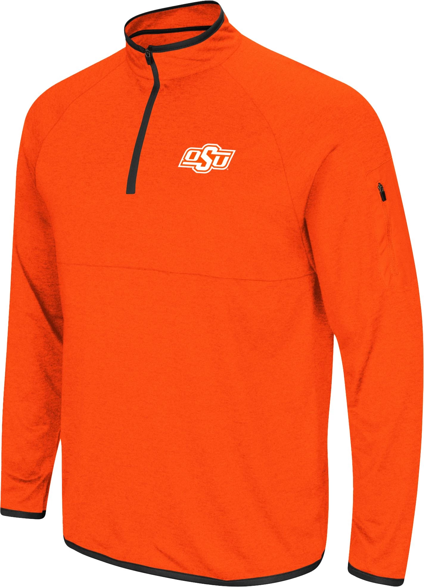 Colosseum Men's Oklahoma State Cowboys Orange Rival 1/4 Zip Jacket 1 Colosseum Men's Oklahoma State Cowboys Orange Rival 1/4 Zip Jacket
