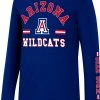 Colosseum Youth Arizona Wildcats Navy Roof Top Longsleeve T-Shirt For Boys'