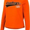 Colosseum Women's Oklahoma State Cowboys Orange Already Did Pullover Sweatshirt