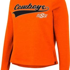 Colosseum Women's Oklahoma State Cowboys Orange Already Did Pullover Sweatshirt