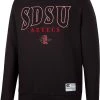 Colosseum Men's San Diego State Aztecs Black Scholarship Pullover Sweatshirt
