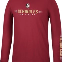 Colosseum Men's Florida State Seminoles Garnet Spackler Longsleeve T-Shirt