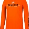 Colosseum Men's Oklahoma State Cowboys Orange Spackler Longsleeve T-Shirt