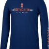 Colosseum Men's Illinois Fighting Illini Blue Spackler Longsleeve T-Shirt