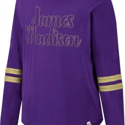Colosseum Women's James Madison Dukes Purple Earth Longsleeve T-Shirt
