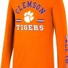 Colosseum Youth Clemson Tigers Orange Roof Top Longsleeve T-Shirt For Boys'