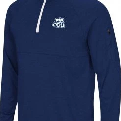 Colosseum Men's Old Dominion Monarchs Blue Rival 1/4 Zip Jacket