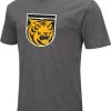 Colosseum Men's Colorado College Tigers Grey Dual Blend T-Shirt