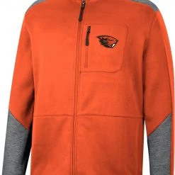 Colosseum Men's Oregon State Beavers Orange Playin Full Zip Jacket