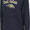 Colosseum Women's Oral Roberts Golden Eagles Navy Blue Pullover Hoodie
