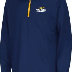 Colosseum Youth Toledo Rockets Midnight Blue Quarter-Zip Pullover Shirt For Boys'