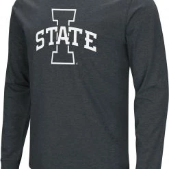 Colosseum Men's Iowa State Cyclones Black Playbook Long Sleeve T-Shirt