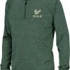 Colosseum Youth South Florida Bulls Green Quarter-Zip Pullover Shirt For Boys'