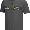 Colosseum Men's West Virginia Mountaineers Grey Marty T-Shirt