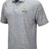 Colosseum Men's Appalachian State Mountaineers Grey Wedge Polo