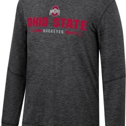 Colosseum Men's Ohio State Buckeyes Black Tournament Long Sleeve T-Shirt