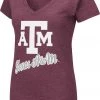 Colosseum Women's Texas A&M Aggies Maroon Dual Blend V-Neck T-Shirt