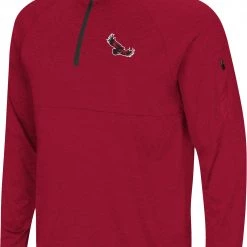 Colosseum Men's Saint Joseph's Hawks Crimson Rival 1/4 Zip Jacket